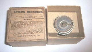Great Edison Phonograph Recorder In The Box
