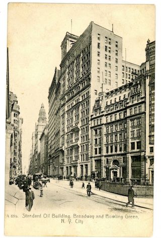 York City Nyc - Standard Oil Building On Broadway - Rotograph Postcard