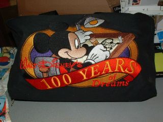 Authentic Disney Pin Bag Carrying Case Disney Store 100 Years Of Dreams