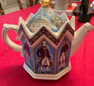 Windsor Teapot Battle Of Trafalgar Vice Admiral Lord Nelson