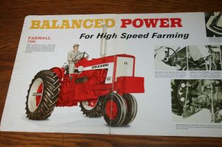 1964 International Harvester 706 Tractors Advertising Sales Brochure 2