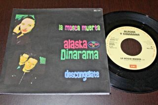 Alaska Y Dinarama La Mosca Muerta / Descongelate 1989 Mexico 7 " Promo Synth Pop