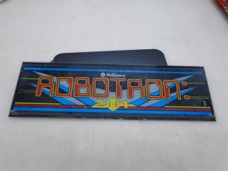 Robotron Arcade Game Marquee
