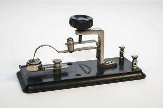 Early Wireless A.  W.  Bowman Universal Detector Stand Circa Late 1916 3