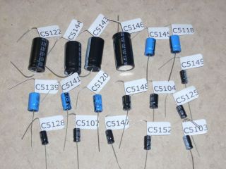 Seeburg Jukebox Solid State Amp Electrolytic Kit For Tsa - 3 Or Tsa - 4