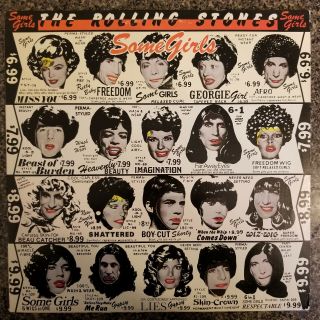 The Rolling Stones - Some Girls Vinyl Lp - 1978 First Press - Ex Cond - Coc 39108