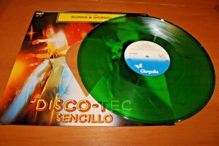 Blondie Call Me Green Vinyl 1980 Mexico 12 " Maxi Single Giorgio Moroder Wave