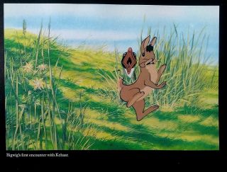 Watership Down 1978 animated movie book plates for framing - all rabbits 2