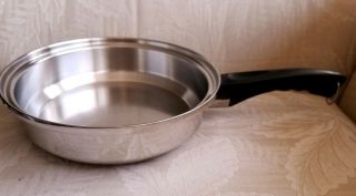 9 " Lustre Craft T304 Stainless Steel Skillet Pan 5 - Ply Multi - Core Usa Euc