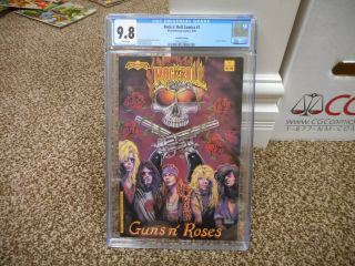 Rock N Roll Comics 1 Cgc 9.  8 Revolutionary Comics 1990 2nd Print Guns And Roses
