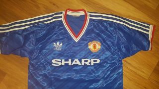 Manchester United Retro Vintage Shirt Xl