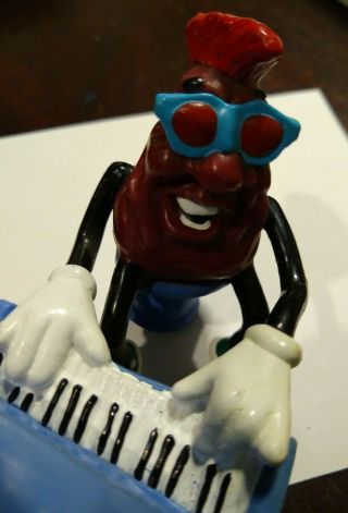 Vintage California Raisins Piano Player Ray Charles Red Figure 1989 Applause