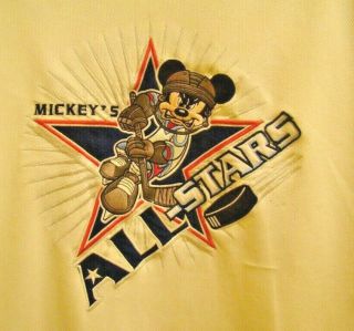 Walt Disney World Mickeys All Stars Hockey Jersey Shirt Adult XL Extra Large 3