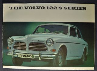1967 Volvo 122 S Sales Brochure Folder Wagon 67