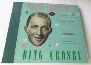 78rpm Christmas Decca Set A - 403 Bing Crosby Merry Christmas Andrews Sisters