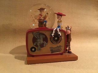 Toy Story Snow Globe - Woody,  Jessie,  Old Timey Tv
