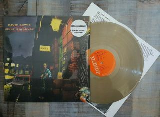 David Bowie - Ziggy Stardust - Gold Vinyl 45th Anniversary Ltd Edition 2015
