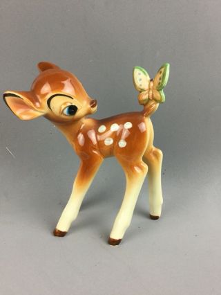 Vintage Walt Disney Production Japan Ceramic Bambi Large