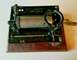 Antique Thomas A Edison Phonograph Restoration Parts