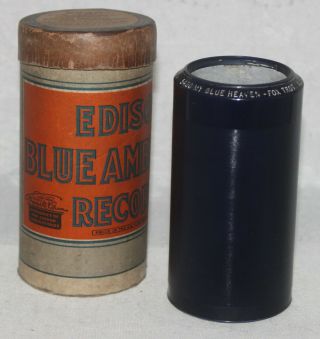 Edison Ba Jazz Cylinder Record 5430 My Blue Heaven Friedman Orch Vaughn De Leath