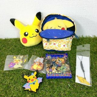 Japan Anime Pokemon Pikachu Plush Doll Mascot Pouch Rubber Strap Charm D35