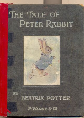 Vintage 1917 The Tale Of Peter Rabbit Beatrix Potter F.  Warne & Co.  Flopsy Mopsy
