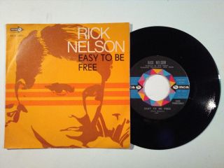 Ricky Rick Nelson Easy To Be Mca 7 ",  Ps Italy Promo