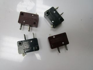 Vtg Old Video Arcade Game Atari Pole Position Gear Micro Cherry Switch Set Of 4