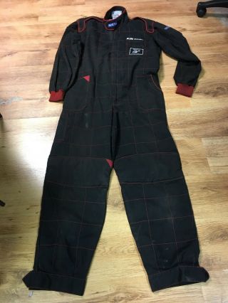 Vintage Sparco Mechanics Overalls Black With A Red Stitch Size Xxl Not For Race