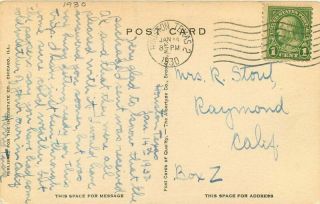 Albertype Interstate Houston Texas River Oaks Country Club 1930 Postcard 11307 2