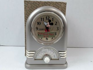 Seiko Disney Mickey Mouse Musical Alarm Clock Music Box Jukebox Sing Along
