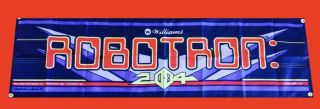 Large Robotron Arcade Video Game Banner Flag Poster