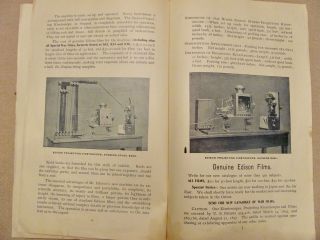 1898 Brochure Thomas EDISON Model 1898 Edison STEREO - PROJECTING KINETOSCOPE 3