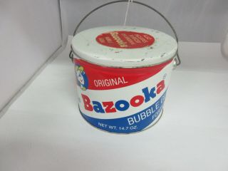 Vintage Advertising Topps Bazooka Bubble Gum Tin 1991 M - 73