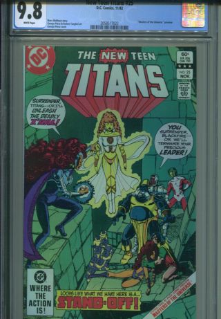 Teen Titans 25 W/p Cgc 9.  8 Masters Of The Universe Preview