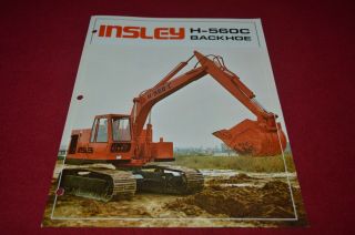 Insley H - 560c Excavator Backhoe Dealers Brochure Dcpa6 Ver3