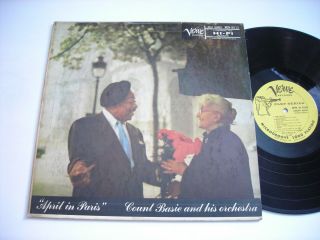Count Basie And His Orchestra April In Paris 1957 Mono Lp Vg,
