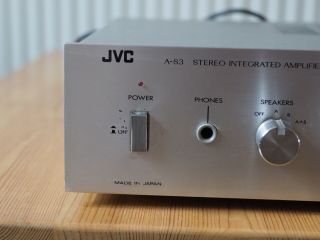 JVC A - S3 Stereo Integrated Amplifier Vintage Hi - Fi Separate Made in Japan 3