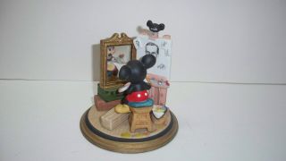 Mickey Mouse And Walt Disney Self Portrait Figurine