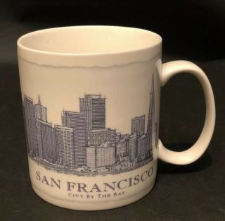 2010 Starbucks Coffee San Francisco City By The Bay Coffee Mug Cup 18 Oz
