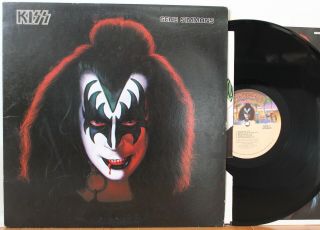 Kiss Gene Simmons Solo Lp (casablanca Nblp - 7120,  Orig 1978) Vg,  With Poster