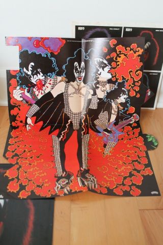KISS Gene Simmons Solo LP (Casablanca NBLP - 7120,  orig 1978) VG,  with Poster 3