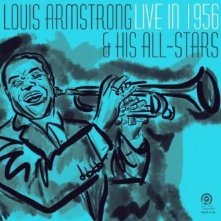Rsd Louis Armstrong Live In 1956 (allentown,  Pa) Lp Blue Vinyl Black Friday