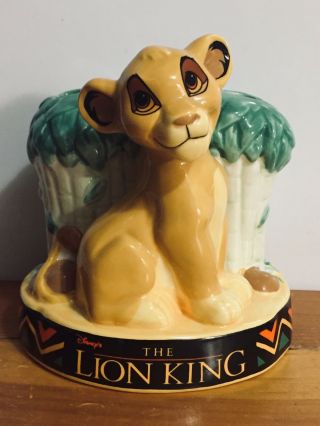 Vintage Disney’s The Lion King “simba” Ceramic Toothbrush Holder
