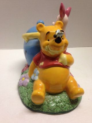 Disney Store Winnie The Pooh And Piglet Hunny Pot Cookie Jar - R - 02 - 002