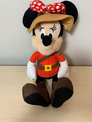 Disney Minnie Mouse Royal Canadian Mounted Police Plush Rcmp Grc 17 "