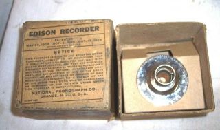 Edison Phonograph Recorder,  In The Box