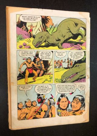 FOUR COLOR 596 - - 1954 Dell - - 1st Appearance TUROK Son of Stone / ANDAR - - G 2