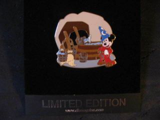 Sorcerer Mickey And Brooms Disney Classics Series Le 250 Large Pin Disney Store