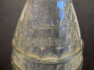 Early Coca - Cola Bottle,  Auburn,  Maine,  The Vincent Company,  1905 - 16 2